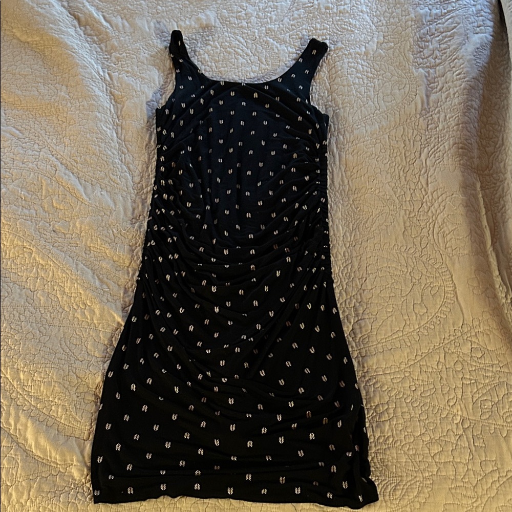 Elegant Black Sleeveless Maternity Dress